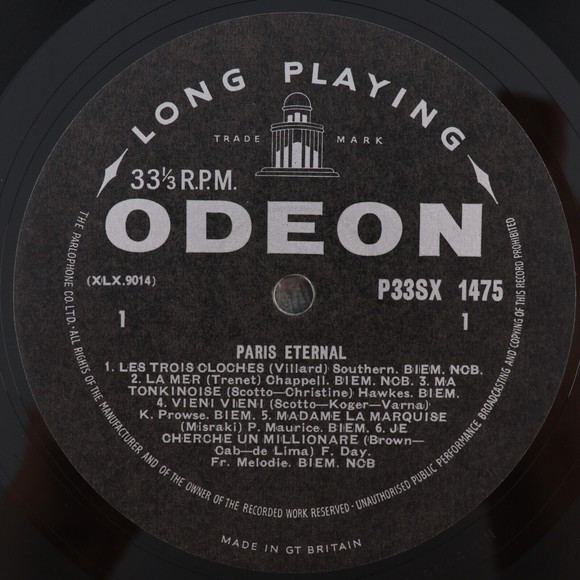 Paris Eternel Original Versions Of The Most Famous French Melodies 12" Vinyl LP - Picture 4 of 9